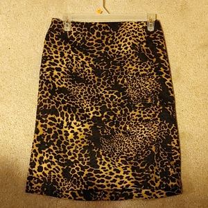 Grace Elements leopard print skirt